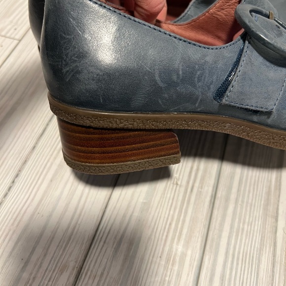 Dansko Mary Jane Shoes Size 36-5.5-6 Brandy Adjustable Strap High Chunky Heels - Picture 5 of 7